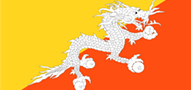 Bandera de Bután