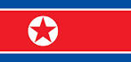 Bandera de Corea del Norte