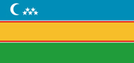 Bandera de Rusia Federación – Karakalpakia
