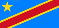 Bandera de Congo Kinsasa