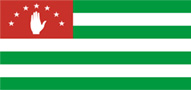 Bandera de Rusia Federación - Abjasia