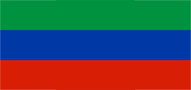 Bandera de Rusia Federación - Dagestan