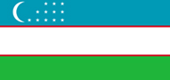Bandera de Uzbekistán